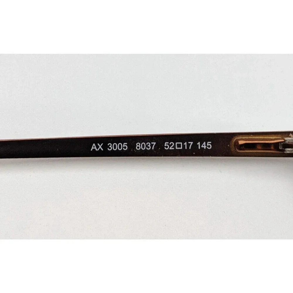 🕶️Armani Exchange AX3005 8037 Eyeglasses 52/17 145 /KAB133🕶️​